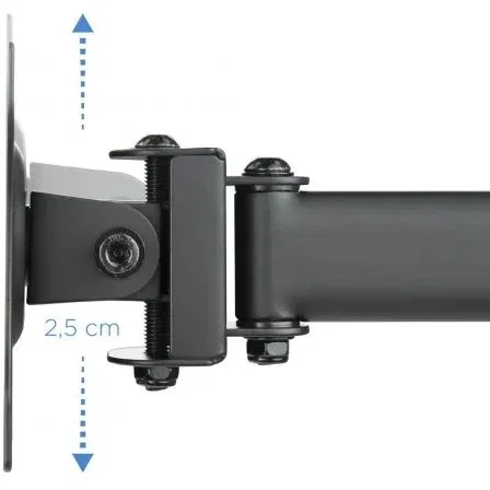 TooQ Soporte de Mesa para 3 Monitores 13'-27' DB1327TN-B, Giratorio e Inclinable, hasta 8kg por Pantalla TooQ Soporte de Mesa para 3 Monitores 13'-27' DB1327TN-B, Giratorio e Inclinable, hasta 8kg por Pantalla